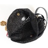 image:imageSam Edelman Marcie Open Weave Raffia Bucket HandbagBlack