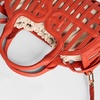 image:imageSam Edelman Marlowe Basket With Canvas Clutch Insert HandbagCayenne