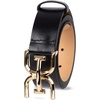 image:imageSam Edelman Womens Casual DoubleE Logo Plaque Buckle Leather Belt for Jeans and TrousersBlack