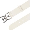 image:imageSam Edelman Womens Casual DoubleE Logo Plaque Buckle Leather Belt for Jeans and TrousersIvory
