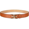 image:imageSam Edelman Womens Casual DoubleE Logo Plaque Buckle Leather Belt for Jeans and TrousersSaddle