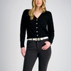 image:imageSam Edelman Womens Doublee Plaque Logo Hammered Buckle and Loop Leather Belt for Jeans Dresses and TrousersIvory