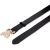 image:imageSam Edelman Womens Imitation Pearl Embellished DoubleE Logo Plaque Buckle Leather Belt for Jeans Dresses and TrousersBlack