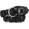 image:imageSam Edelman Womens Linked Woven Leather Belt for Jeans Dresses and SkirtsBlack