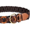 image:imageSam Edelman Womens Linked Woven Leather Belt for Jeans Dresses and SkirtsMultibrown