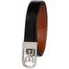 image:imageSam Edelman Womens Skinny 1 Logo Clamp Leather Dress Belt for Jeans Dresses and TrousersBlack