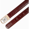image:imageSam Edelman Womens Skinny 1 Logo Clamp Leather Dress Belt for Jeans Dresses and TrousersCognac