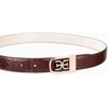 image:imageSam Edelman Womens Skinny 1 Logo Clamp Leather Dress Belt for Jeans Dresses and TrousersCognac