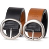 image:imageSam Edelman Womens TwoinOne Reversible Center Bar Buckle Belt Black Centerbar SmallBlack Centerbar