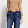 image:imageSam Edelman Womens Western Style Embroidered Leather Fashion Belt for Jeans Trousers and DressesSaddle Embroidered