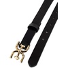 image:imageSam Edelman womens Doublee Plaque Logo Buckle Skinny Fashion Trouser BeltBlack