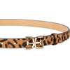 image:imageSam Edelman womens Doublee Plaque Logo Buckle Skinny Fashion Trouser BeltLeopard