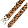 image:imageSam Edelman womens Doublee Plaque Logo Buckle Skinny Fashion Trouser BeltLeopard