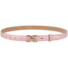 image:imageSam Edelman womens Doublee Plaque Logo Buckle Skinny Fashion Trouser BeltPink