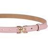image:imageSam Edelman womens Doublee Plaque Logo Buckle Skinny Fashion Trouser BeltPink