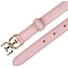 image:imageSam Edelman womens Doublee Plaque Logo Buckle Skinny Fashion Trouser BeltPink