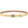 image:imageSam Edelman womens Doublee Plaque Logo Buckle Skinny Fashion Trouser BeltYellow