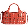 image:imageSam Edelman Marlowe Basket With Canvas Clutch Insert HandbagCayenne