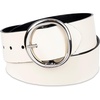 image:imageSam Edelman Womens TwoinOne Reversible Center Bar Buckle Belt Black Centerbar SmallIvoryBlack