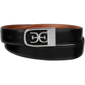image:imageSam Edelman Womens Skinny 1 Logo Clamp Leather Dress Belt for Jeans Dresses and TrousersBlack