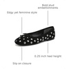 image:imageSam Edelman Womens Alie Ballet FlatsBlack Suede Stud