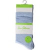 image:imageSam Edelman Womens Anklet Socks  3 PK Mesh Cotton Slouchy SocksDenimGreyWhite