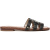 image:imageSam Edelman Womens Bay Flat SandalBlack Leather