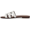 image:imageSam Edelman Womens Bay Flat SandalBright White Leather