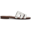 image:imageSam Edelman Womens Bay Flat SandalBright White Leather
