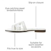 image:imageSam Edelman Womens Bay Flat SandalBright White Patent