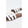 image:imageSam Edelman Womens Bay Flat SandalBright White Vaquero Saddle Leather