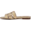image:imageSam Edelman Womens Bay Flat SandalGold Quartz Fray