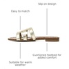 image:imageSam Edelman Womens Bay Flat SandalMolten Gold