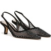 image:imageSam Edelman Womens Bianka Slingback PumpsBlack Glitz Mesh