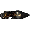 image:imageSam Edelman Womens Bianka Slingback PumpsBlack Suede Net Mesh