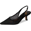 image:imageSam Edelman Womens Bianka Slingback PumpsBlack Suede Net Mesh