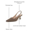 image:imageSam Edelman Womens Bianka Slingback PumpsBrown Plaid Multi