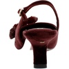 image:imageSam Edelman Womens Bianka Slingback PumpsDeep Cabernet Velvet