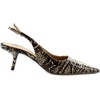 image:imageSam Edelman Womens Bianka Slingback PumpsMocha Taupe Python Print