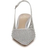 image:imageSam Edelman Womens Bianka Slingback PumpsSoft Silver Mesh