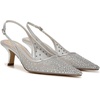 image:imageSam Edelman Womens Bianka Slingback PumpsSoft Silver Mesh