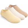 image:imageSam Edelman Womens Cotton Socks  6 PK Invisible Sneaker LinersOatmealIvoryBrown