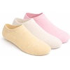 image:imageSam Edelman Womens Cotton Socks  6 PK Invisible Sneaker LinersPinkIvoryOatmeal