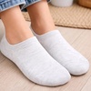image:imageSam Edelman Womens Cotton Socks  6 PK Invisible Sneaker LinersWhiteBlackGrey