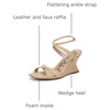 image:imageSam Edelman Womens Davi WedgesBleached Beechwood