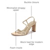 image:imageSam Edelman Womens Elissa Heeled SandalsAmber Gold