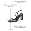 image:imageSam Edelman Womens Elissa Heeled SandalsBlack