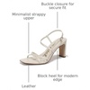 image:imageSam Edelman Womens Elissa Heeled SandalsModern Ivory