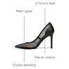 image:imageSam Edelman Womens Hazel Mesh PumpsBlack Glitz