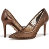 image:imageSam Edelman Womens Hazel Mesh PumpsBronze Metallic Glitz